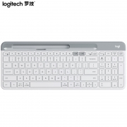 罗技（Logitech） K580 无线键盘 蓝牙键盘 便携超薄键盘 笔记本键盘 平板键盘 芍药白